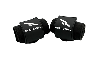 Real Steel Premium Wrist Wraps for Weightlifting Men & Women