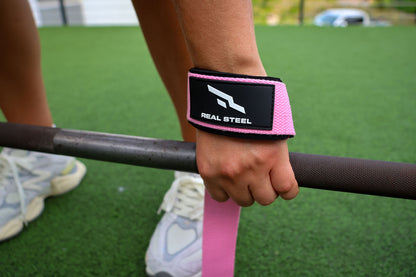 Real Steel Lifting Wrist Straps for Weightlifting