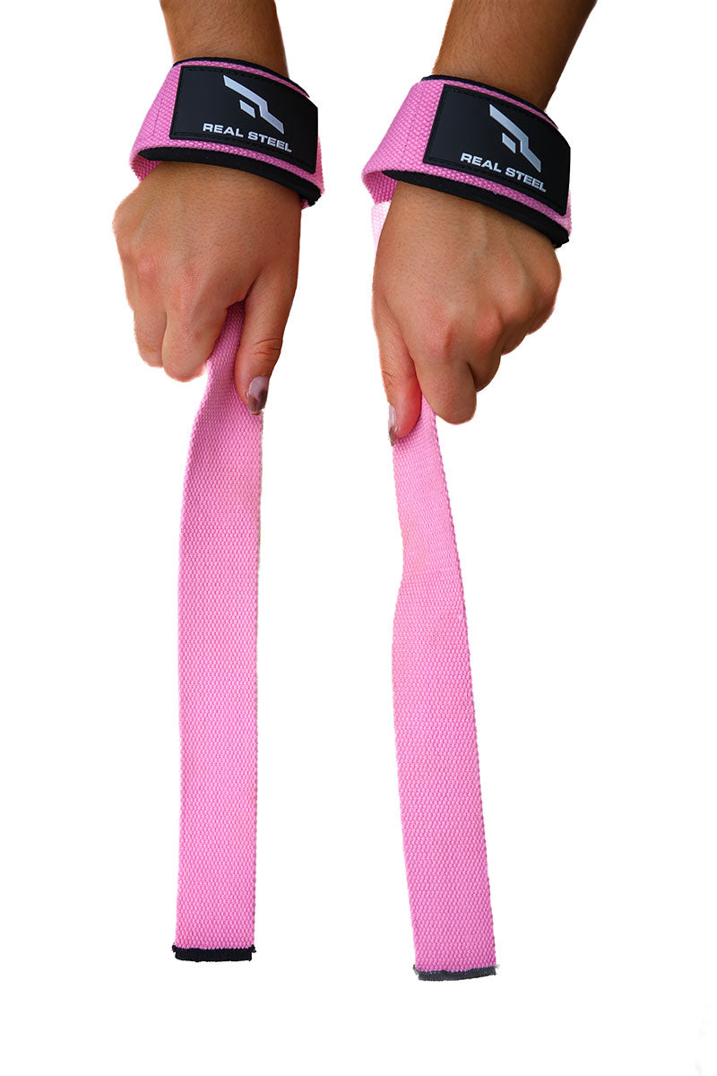 Real Steel Lifting Wrist Straps for Weightlifting