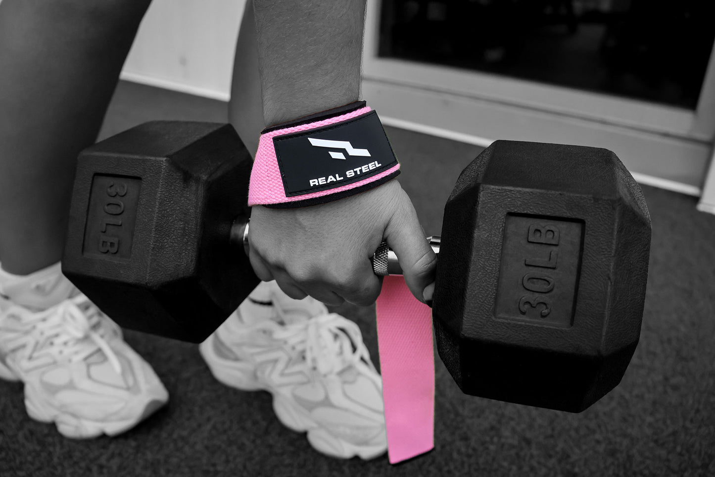 Real Steel Lifting Wrist Straps for Weightlifting