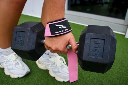 Real Steel Lifting Wrist Straps for Weightlifting
