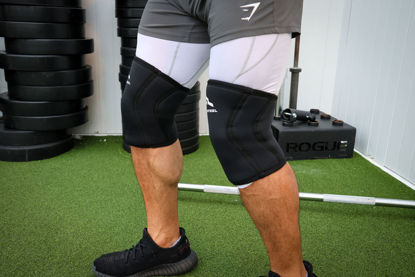 Compression Knee Sleeves 7mm - Neoprene Weightlifting