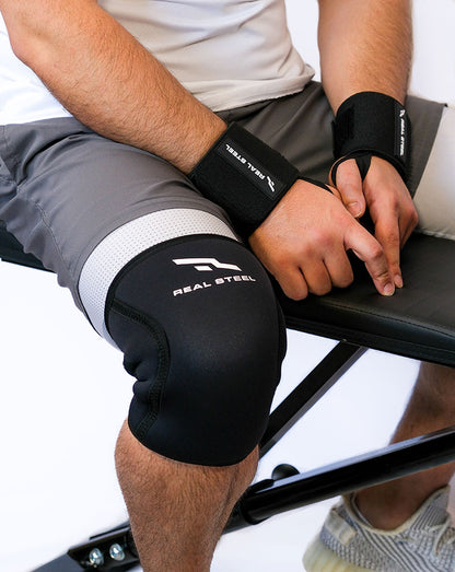 Compression Knee Sleeves 7mm - Neoprene Weightlifting