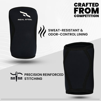 Real Steel Neoprene Elbow Sleeve (1 Pair)