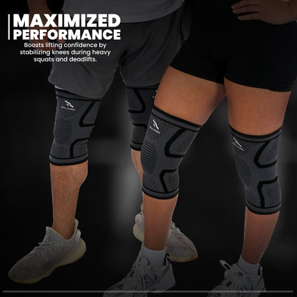Knee Brace Sleeve - Weightlifting, Running, Walking