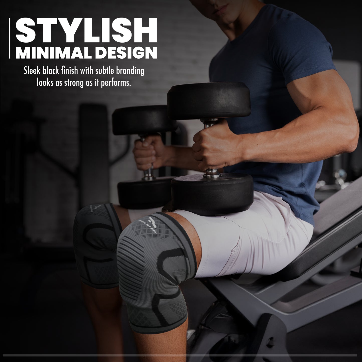 Knee Brace Sleeve - Weightlifting, Running, Walking