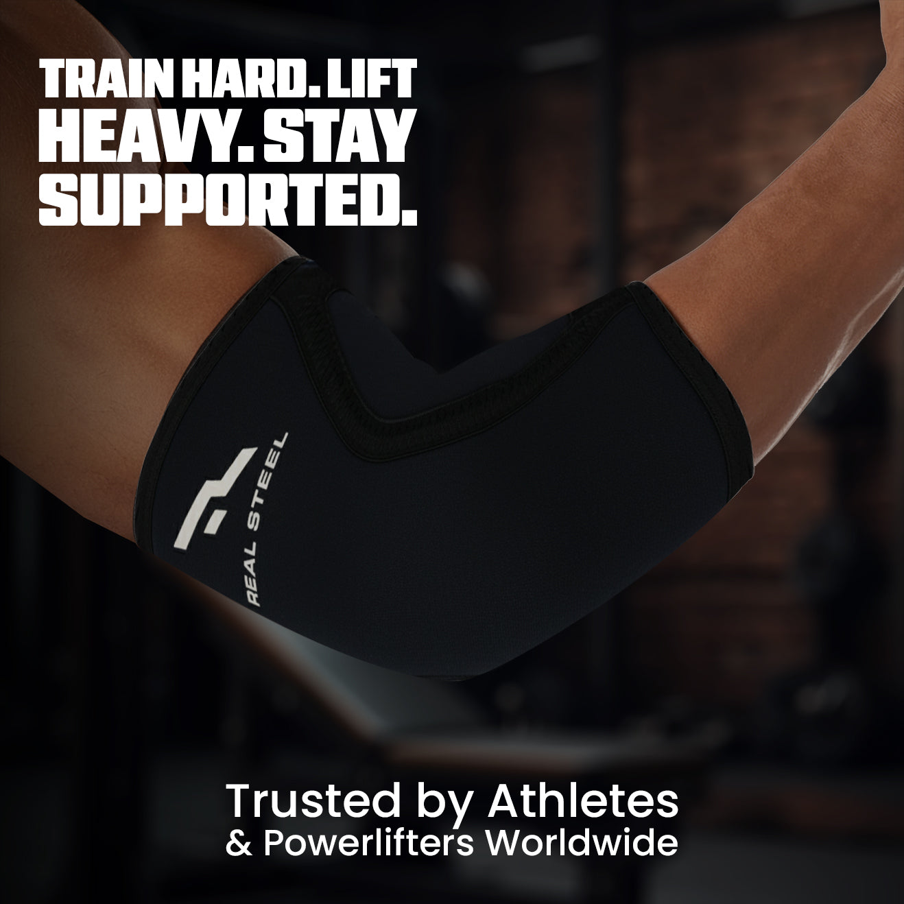 Real Steel Neoprene Elbow Sleeve (1 Pair)