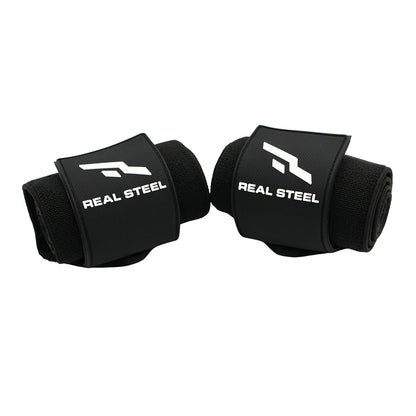 Real Steel Premium Wrist Wraps for Weightlifting Men & Women
